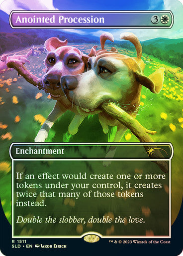 IMPORTABLE DUBAI-Anointed Procession (Secret Lair) (Reversible) (Borderless) Secret Lair Magic: The Gathering English Foil