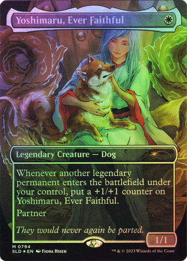 IMPORTABLE DUBAI-Yoshimaru, Ever Faithful (Secret Lair) (Borderless) Secret Lair Magic: The Gathering English Foil