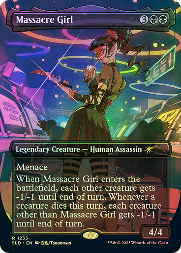 IMPORTABLE DUBAI-Massacre Girl (Secret Lair) (Borderless) Secret Lair Magic: The Gathering English Foil