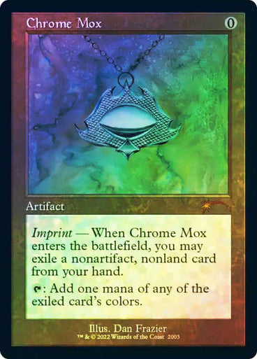 IMPORTABLE DUBAI-Chrome Mox (Secret Lair Countdown) (Retro Frame) Secret Lair Magic: The Gathering English Foil
