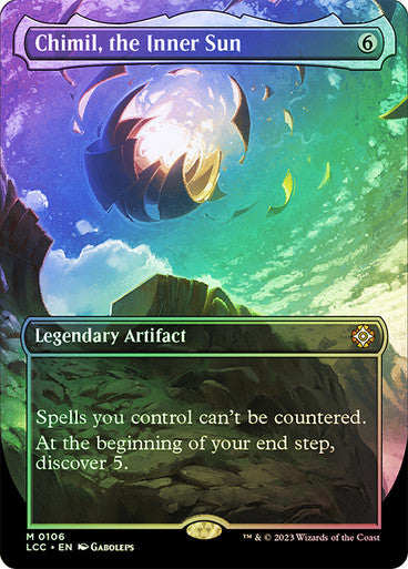 IMPORTABLE DUBAI-Chimil, the Inner Sun (Borderless) The Lost Caverns of Ixalan Commander - Variants Magic: The Gathering English Foil