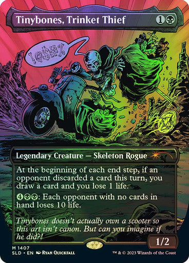 IMPORTABLE DUBAI-Tinybones, Trinket Thief (Secret Lair) (Borderless) Secret Lair Magic: The Gathering English Foil