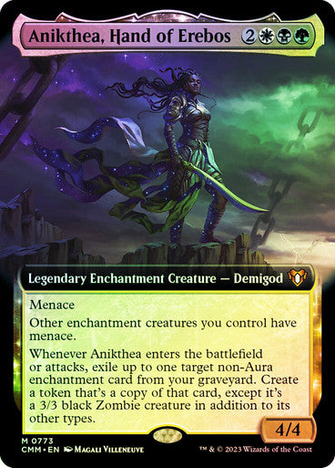 IMPORTABLE DUBAI-Anikthea, Hand of Erebos (Extended Art) Commander Masters - Variants Magic: The Gathering English Foil