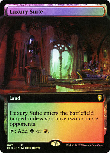 IMPORTABLE DUBAI-Luxury Suite (Extended Art) Commander Legends: Battle for Baldur's Gate - Variants Magic: The Gathering English Foil