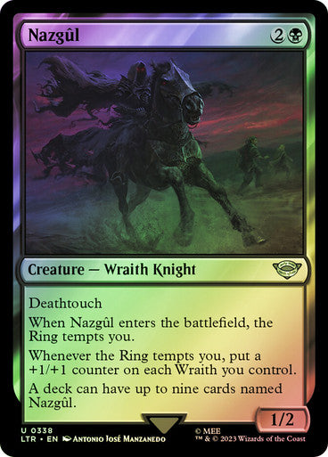 IMPORTABLE DUBAI-Nazgul (#338) The Lord of the Rings Magic: The Gathering English Foil