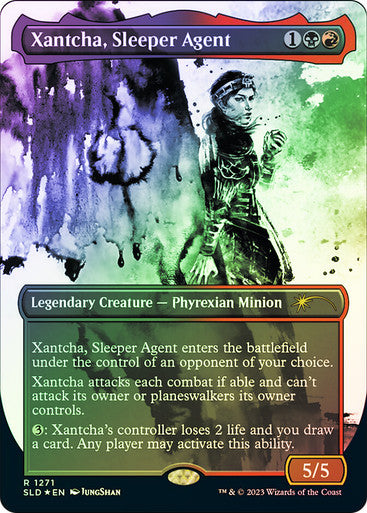 IMPORTABLE DUBAI-Xantcha, Sleeper Agent (Secret Lair) (Showcase) (Halo Foil) Secret Lair Magic: The Gathering English Foil