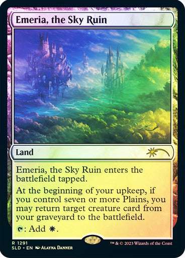 IMPORTABLE DUBAI-Emeria, the Sky Ruin (Secret Lair) Secret Lair Foil English Magic: The Gathering
