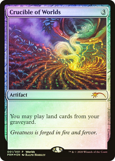 IMPORTABLE DUBAI-Crucible of Worlds (Worlds) Promo: General Foil English Magic: The Gathering