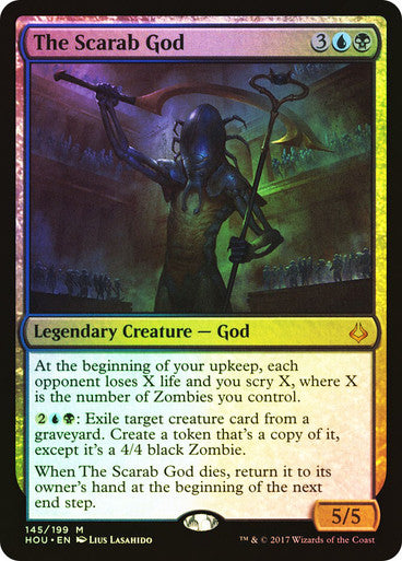 IMPORTABLE DUBAI-The Scarab God Hour of Devastation Foil English Magic: The Gathering