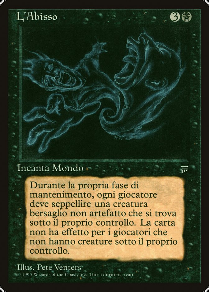 IMPORTABLE DUBAI-The Abyss Legends (LEG) #120 · Rare · Italian · Nonfoil