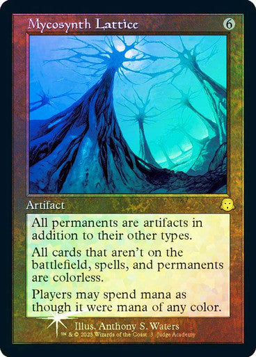 IMPORTABLE DUBAI-Mycosynth Lattice (Judge) (Retro Frame) Promo: General Foil English Magic: The Gathering