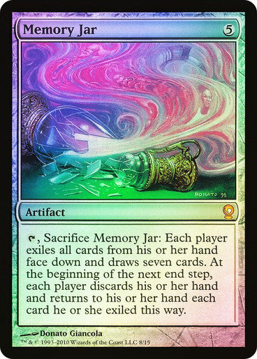 IMPORTABLE DUBAI-Memory Jar From the Vault: Relics Foil English Magic: The Gathering