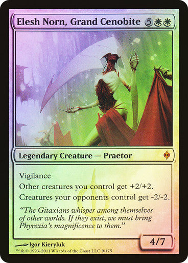 IMPORTABLE DUBAI-Elesh Norn, Grand Cenobite New Phyrexia Foil English Magic: The Gathering