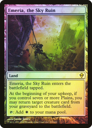 IMPORTABLE DUBAI-Emeria, the Sky Ruin Zendikar Foil English Magic: The Gathering