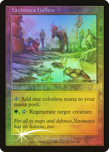 IMPORTABLE DUBAI-Yavimaya Hollow Urza's Destiny Foil English Magic: The Gathering