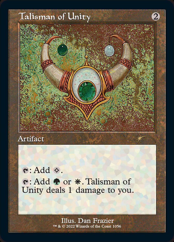 IMPORTABLE DUBAI-Talisman of Unity Secret Lair Drop (SLD) #1056 · Rare · English · Nonfoil/Etched