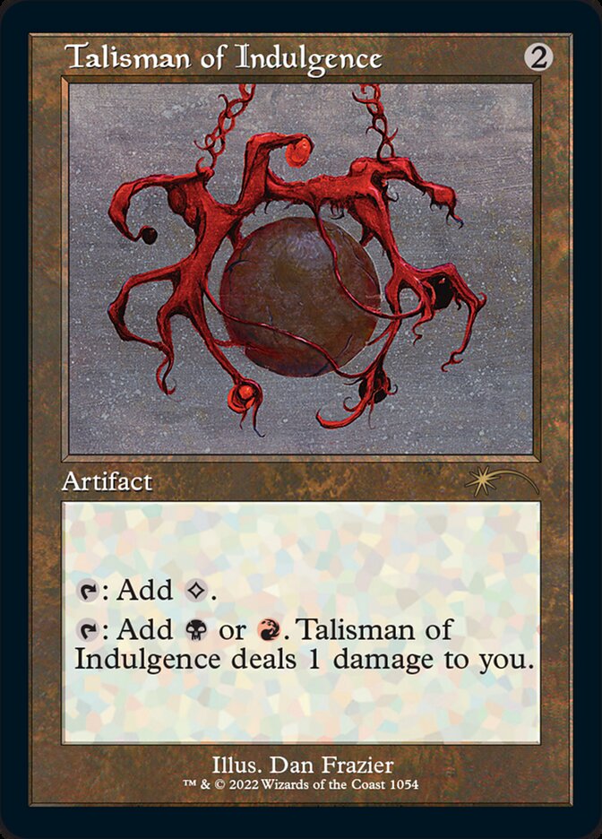 IMPORTABLE DUBAI-Talisman of Indulgence Secret Lair Drop (SLD) #1054 · Rare · English · Nonfoil/Etched