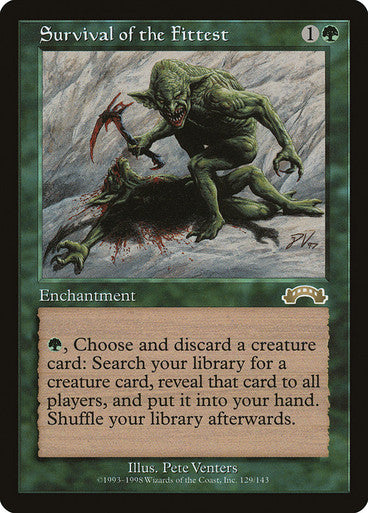 IMPORTABLE DUBAI-Survival of the Fittest Exodus FOIL English Magic: The Gathering