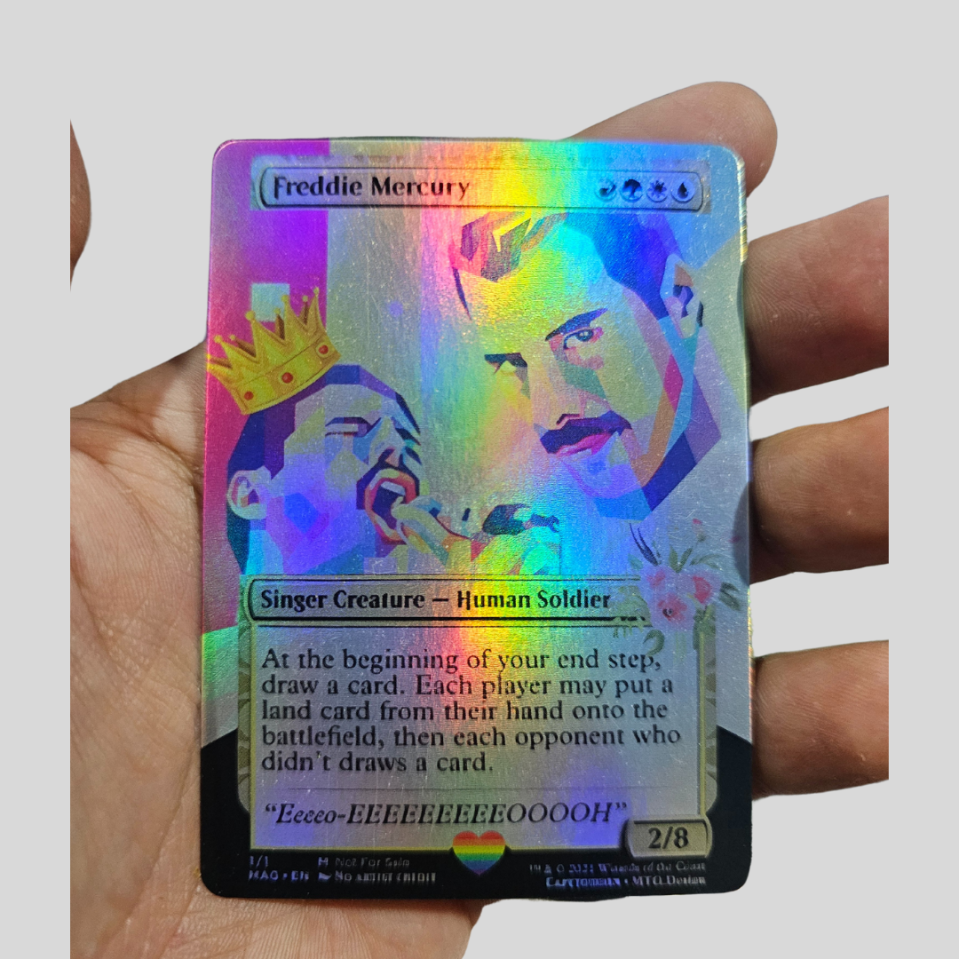 Exclusivo Proxy MPC-Alter Freddie Mercury- Kynaios and Tiro of meletis-Foil