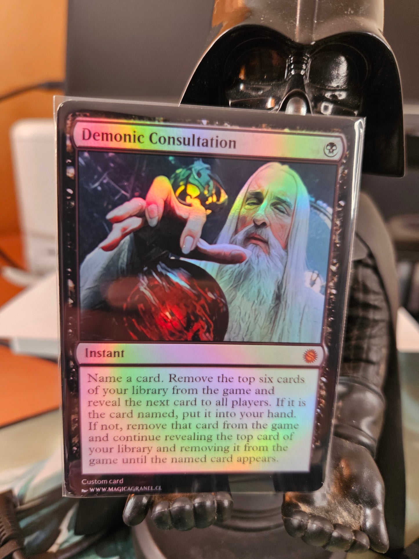 Proxy Moded Foil vinilo-Saruman-Demonic Consultation-LOTR