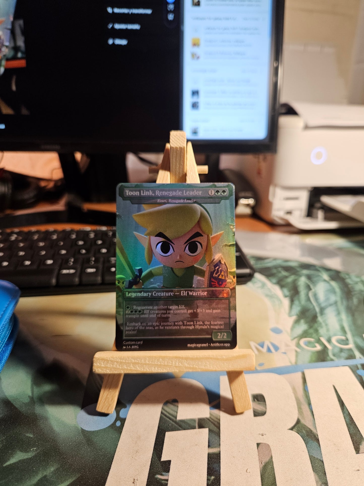 PROXY MPC EXCLUSIVO-Ezuri Renegade Leader, alter Toon Link FOIL