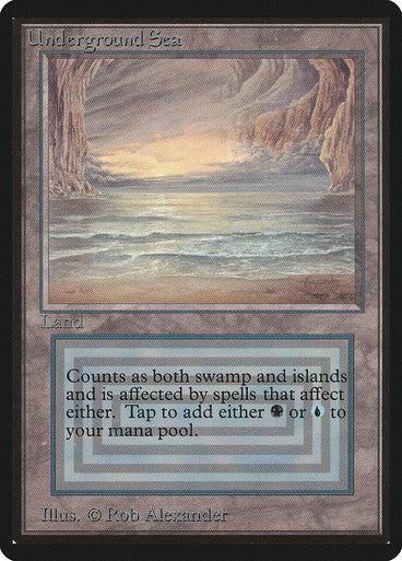 IMPORTABLE DUBAI-Underground Sea Beta FOIL English Magic: The Gathering