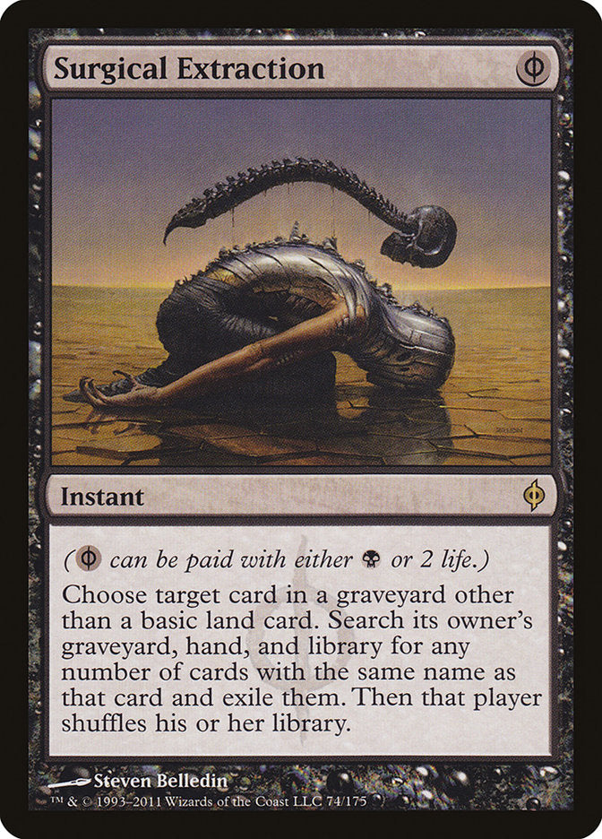 IMPORTABLE DUBAI-Surgical Extraction New Phyrexia (NPH) #74 · Rare · English · Nonfoil/Foil