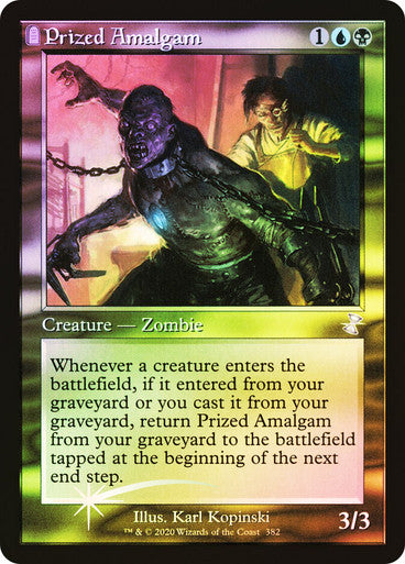 IMPORTABLE DUBAI-Prized Amalgam Time Spiral Remastered Foil Retro English Magic: The Gathering