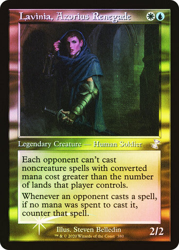 IMPORTABLE DUBAI-Lavinia, Azorius Renegade Time Spiral Remastered Foil Retro English Magic: The Gathering