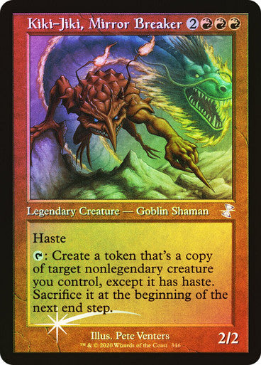 IMPORTABLE DUBAI-Kiki-Jiki, Mirror Breaker Time Spiral Remastered Foil Retro English Magic: The Gathering