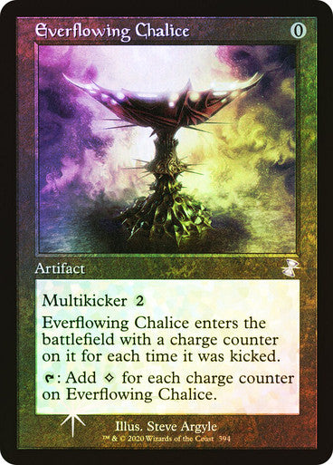 IMPORTABLE DUBAI-Everflowing Chalice Time Spiral Remastered Foil Retro English Magic: The Gathering