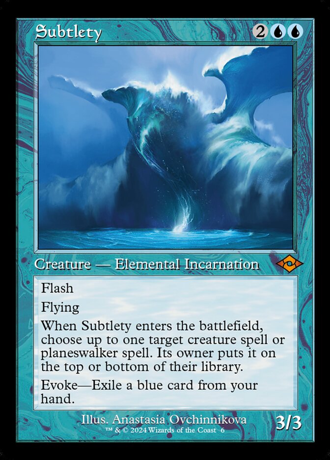 IMPORTABLE DUBAI-Subtlety Modern Horizons 2 Timeshifts (H2R) #6 · Mythic Rare · English · Nonfoil/Foil