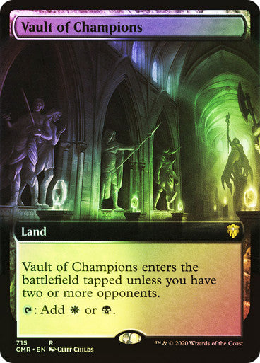 IMPORTABLE DUBAI-Vault of Champions Commander Legends Foil Extended Art English Magic: The Gathering