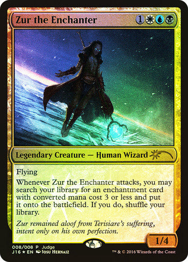 IMPORTABLE DUBAI-Zur the Enchanter (Judge) Promo Foil English Magic: The Gathering