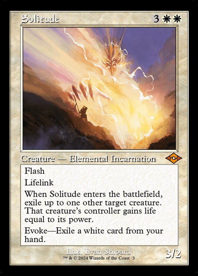 IMPORTABLE DUBAI-Solitude Modern Horizons 2 Timeshifts (H2R) #3 · Mythic Rare · English · Nonfoil/Foil