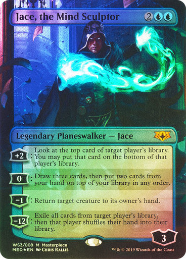 IMPORTABLE DUBAI-Jace, the Mind Sculptor Mythic Edition Foil Borderless English Magic: The Gathering