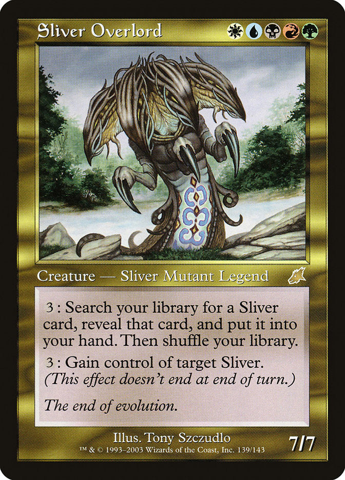 IMPORTABLE DUBAI-Sliver Overlord Scourge (SCG) #139 · Rare · English · Nonfoil/Foil