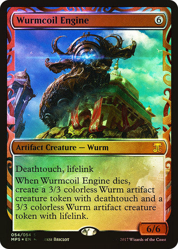 IMPORTABLE DUBAI-Wurmcoil Engine Masterpiece Series: Kaladesh Inventions Foil Default English Magic: The Gathering