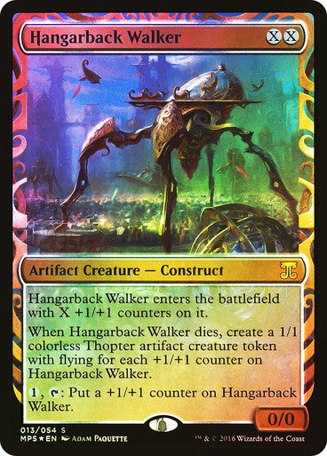 IMPORTABLE DUBAI-Hangarback Walker Masterpiece Series: Kaladesh Inventions Foil Default English Magic: The Gathering