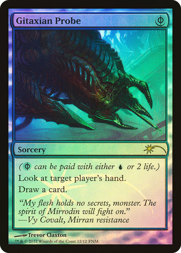 IMPORTABLE DUBAI-Gitaxian Probe (FNM) Promo Foil Default English Magic: The Gathering