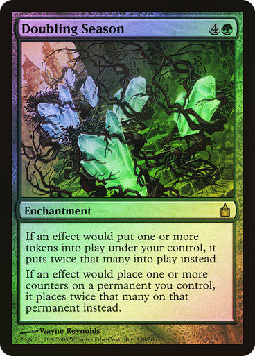 IMPORTABLE DUBAI-Doubling Season Ravnica: City of Guilds Foil Default English Magic: The Gathering