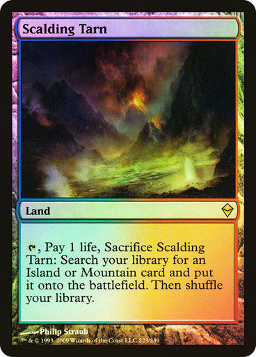 IMPORTABLE DUBAI-Scalding Tarn Zendikar Foil Default English Magic: The Gathering