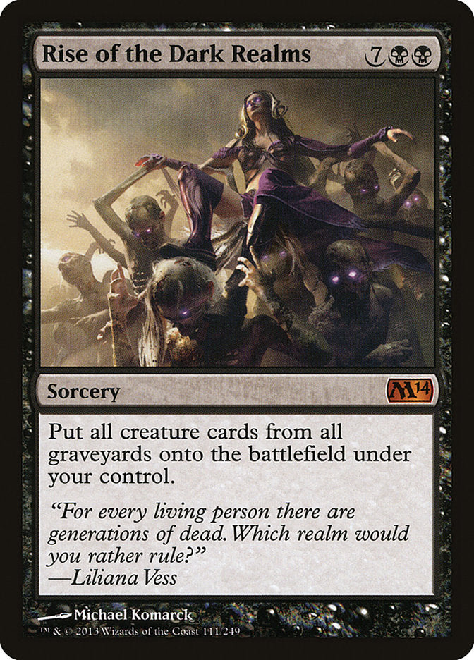 IMPORTABLE DUBAI-Rise of the Dark Realms Magic 2014 (M14) #111 · Mythic Rare · English · Nonfoil/Foil