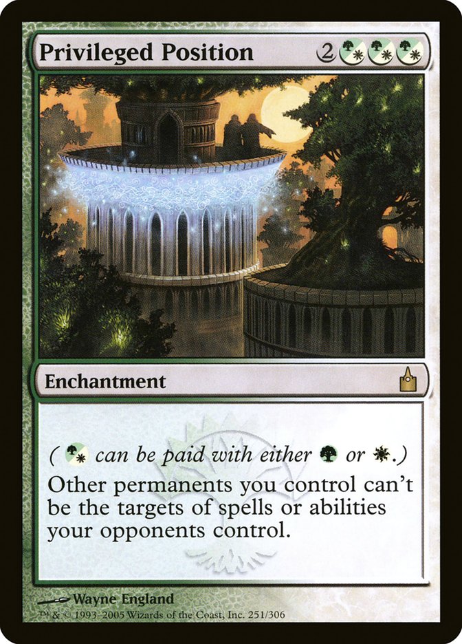IMPORTABLE DUBAI-Privileged Position Ravnica: City of Guilds (RAV) #251 · Rare · English · Nonfoil/Foil