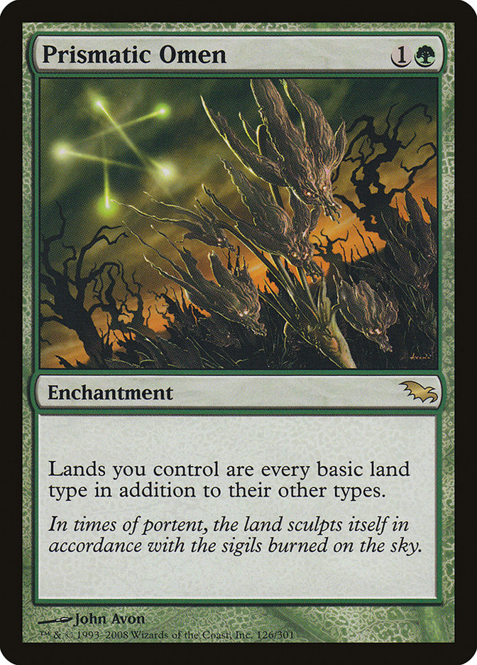 IMPORTABLE DUBAI-Prismatic Omen Shadowmoor (SHM) #126 · Rare · English · Nonfoil/Foil