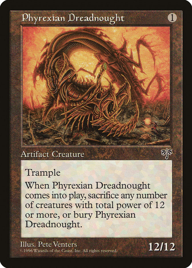 IMPORTABLE DUBAI-Phyrexian Dreadnought Mirage (MIR) #315 · Rare · English · Nonfoil