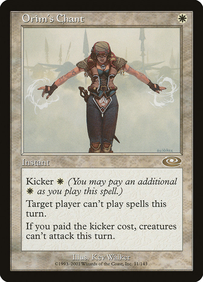 IMPORTABLE DUBAI-Orim's Chant Planeshift (PLS) #11 · Rare · English · Nonfoil/Foil