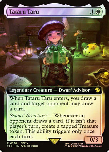 IMPORTABLE DUBAI-Tataru Taru (Extended Art) FINAL FANTASY Commander - Variants Magic: The Gathering English Foil