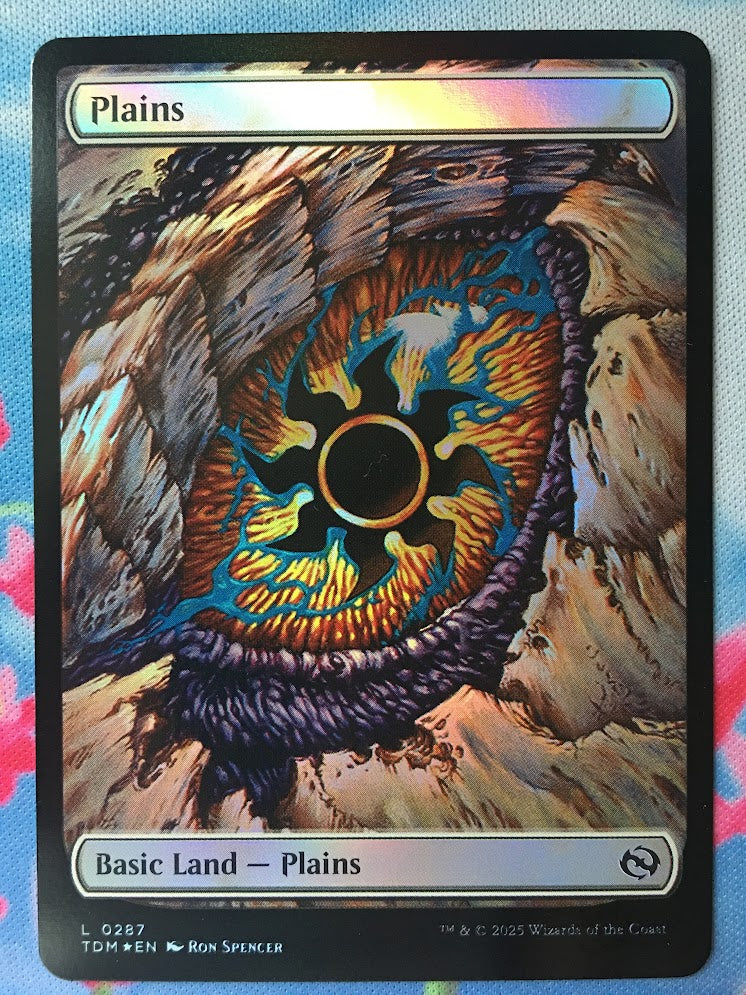 IMPORTABLE DUBAI- Plains (#287) (Full Art) Tarkir: Dragonstorm English Foil