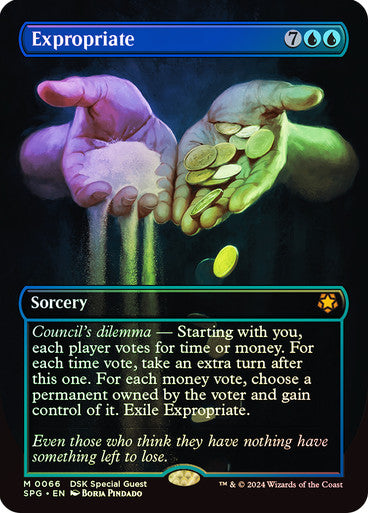 IMPORTABLE DUBAI-Expropriate (Borderless) Special Guests Magic: The Gathering English Foil